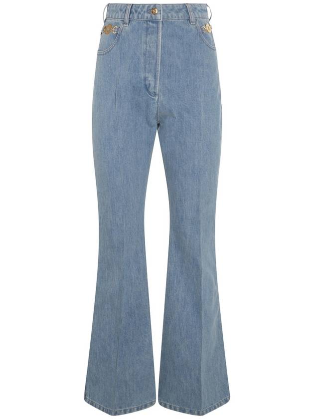 Patou Light Blue Cotton Jeans