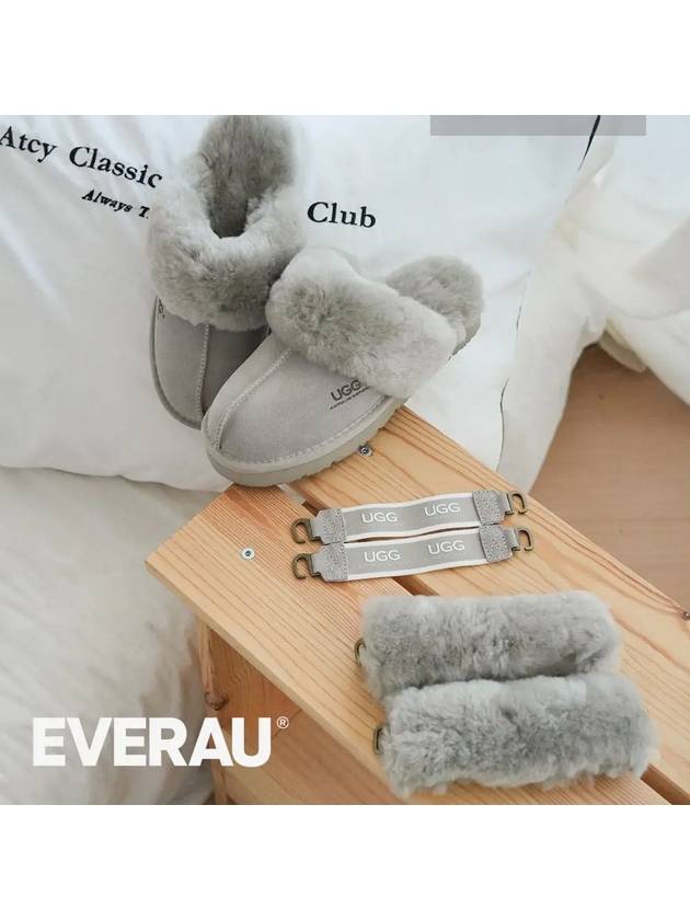 에버어그 머핀 플러피 스트랩 슬리퍼 GOAT GREY AS2082 발란
