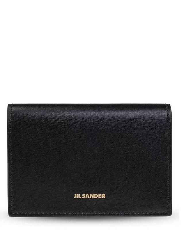 Jil Sander 로고 프린트 바이폴드 카드홀더