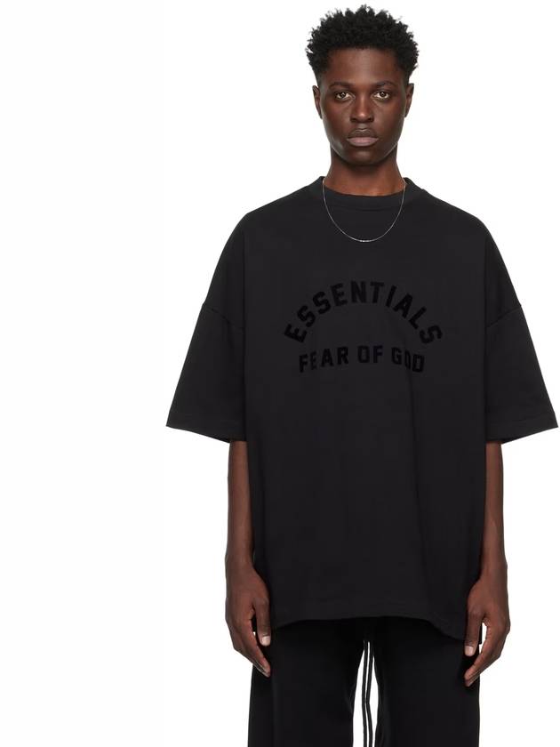 24SS 피어오브갓 에센셜 앞로고 헤비 저지 크루넥 반팔 125SP242003F 두꺼운원단