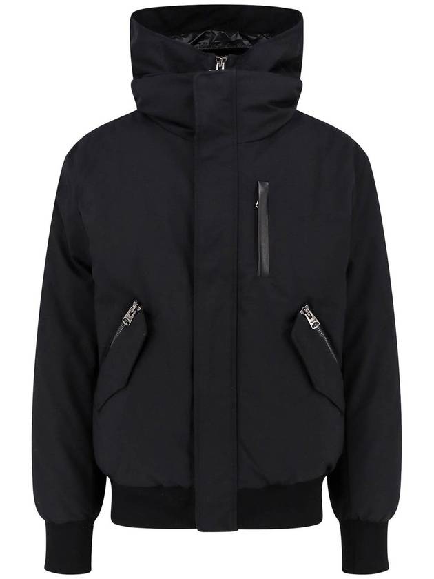 Mackage Padded nylon jacket with leather details