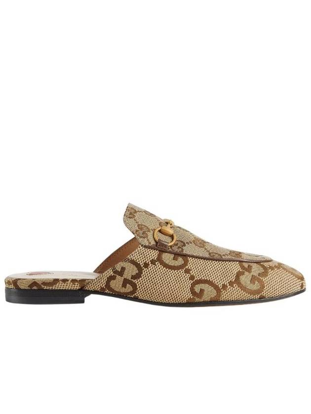 구찌 점보 GG 프린스타운 슬리퍼 카멜 에보니 475094 UK060 2588