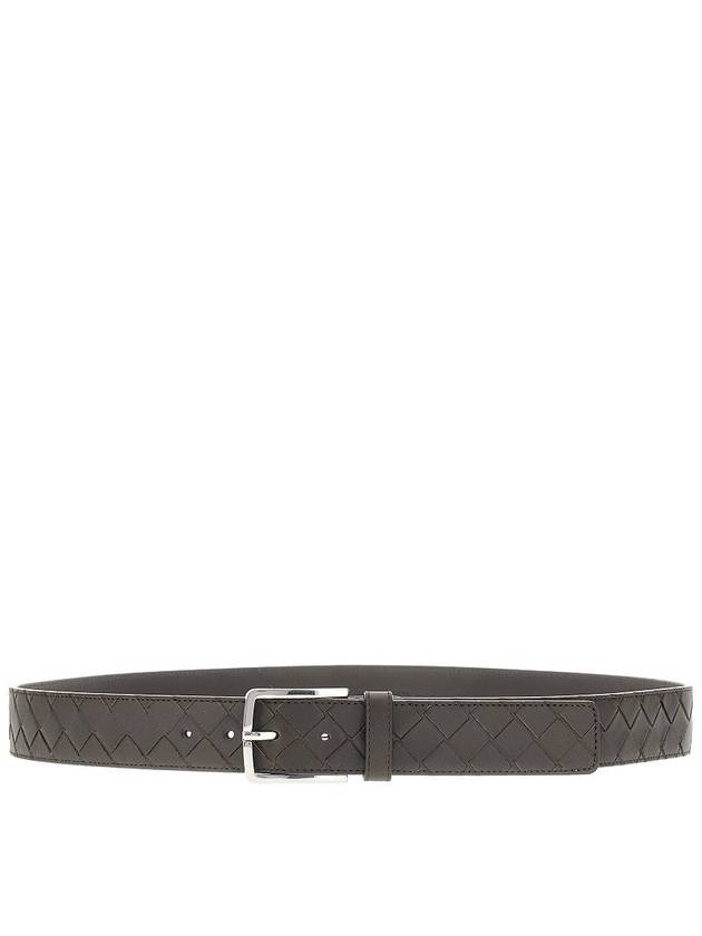 BOTTEGA VENETA Intrecciato leather belt