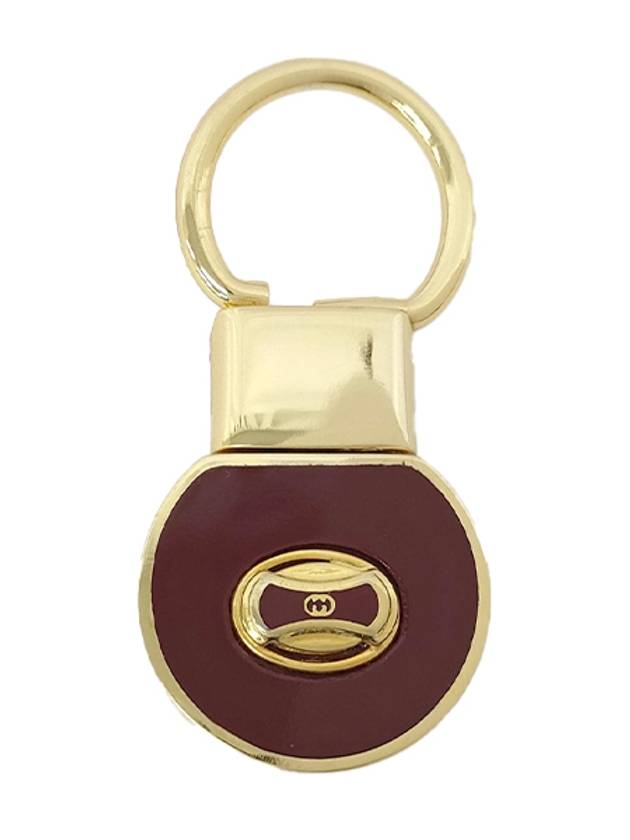 GUCCI 구찌 킬링 보르도X골드 열쇠고리