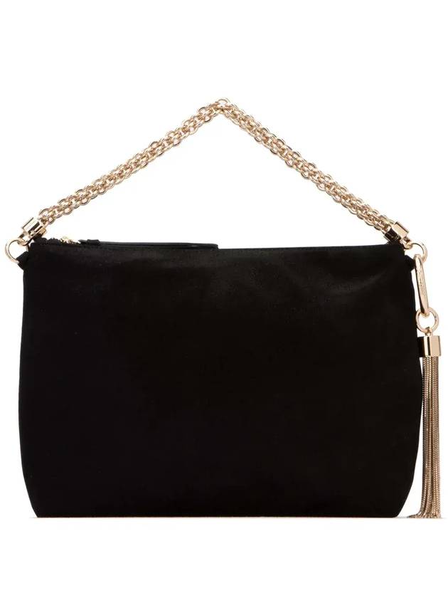 Jimmy Choo 칼리 쉬머 클러치 백 CALLIESHS_BLACK