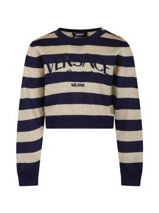 24SS 키즈 베르사체 니트  스웻셔츠 1013778 1A09685 2U500 MULTICOLOR