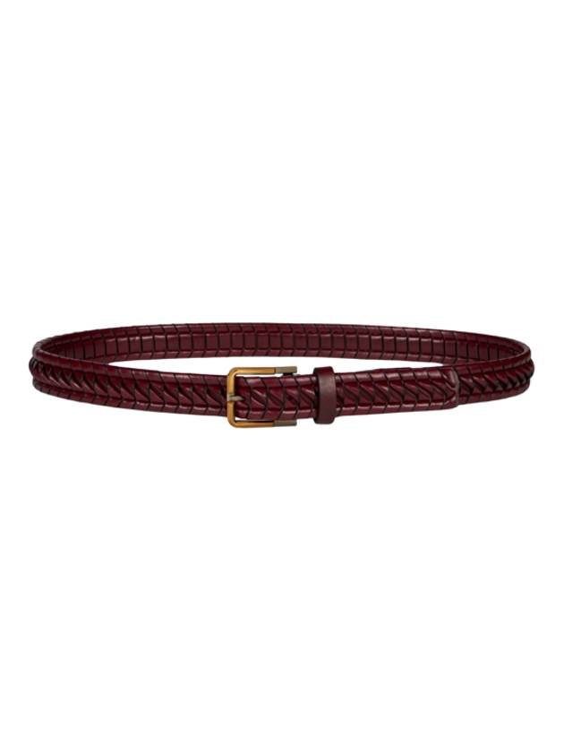 Etro Woven Leather Belt Man