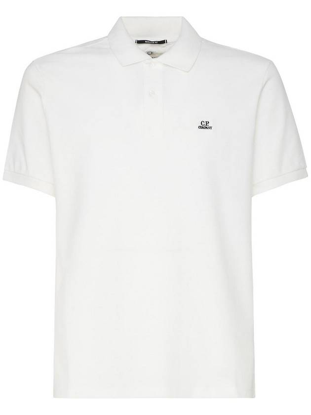 C. P. Company Logo Cotton Polo T-Shirt