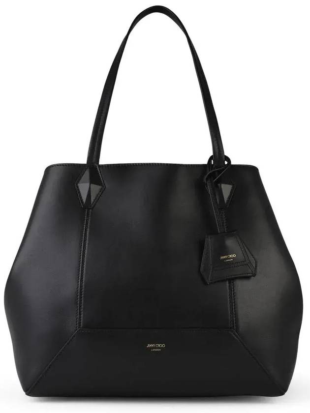 지미추 다이아몬드 로고 디테일 토트백 DIAMONDTOTEMHUT_BLACK