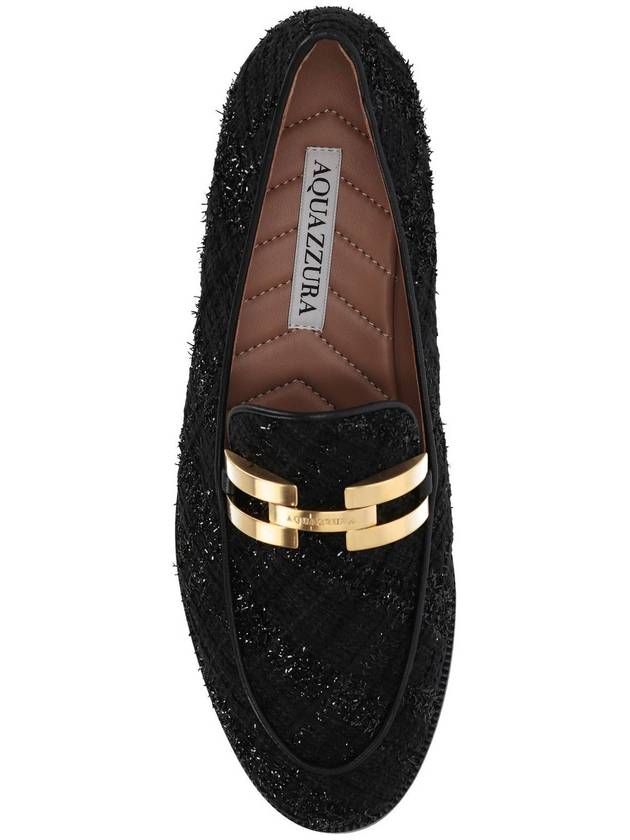 아쿠아주라 브랜디 로고 디테일 로퍼 Aquazzura Brandi Logo Detailed Loafers