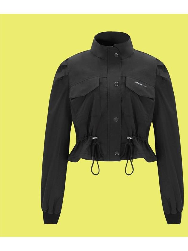 마헤스 여성 바람막이 자켓 점퍼 블랙라벨 퍼프소매 윈드자켓 GJ20166