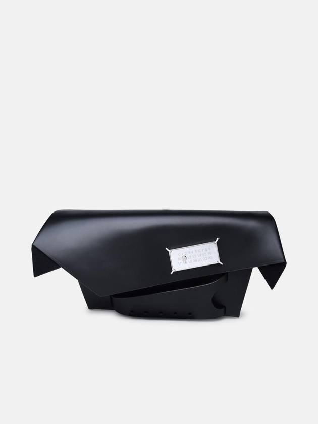 메종마르지엘라 넘버 로고 숄더 백 블랙