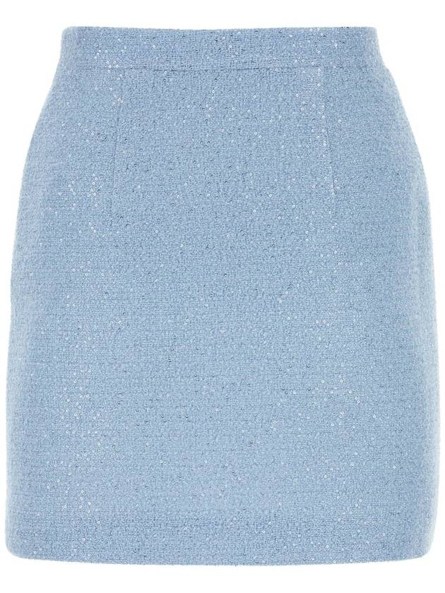 알레산드라 리치 스팽글 트위드 미니 스커트 Alessandra Rich Sequinned Tweed Mini Skirt