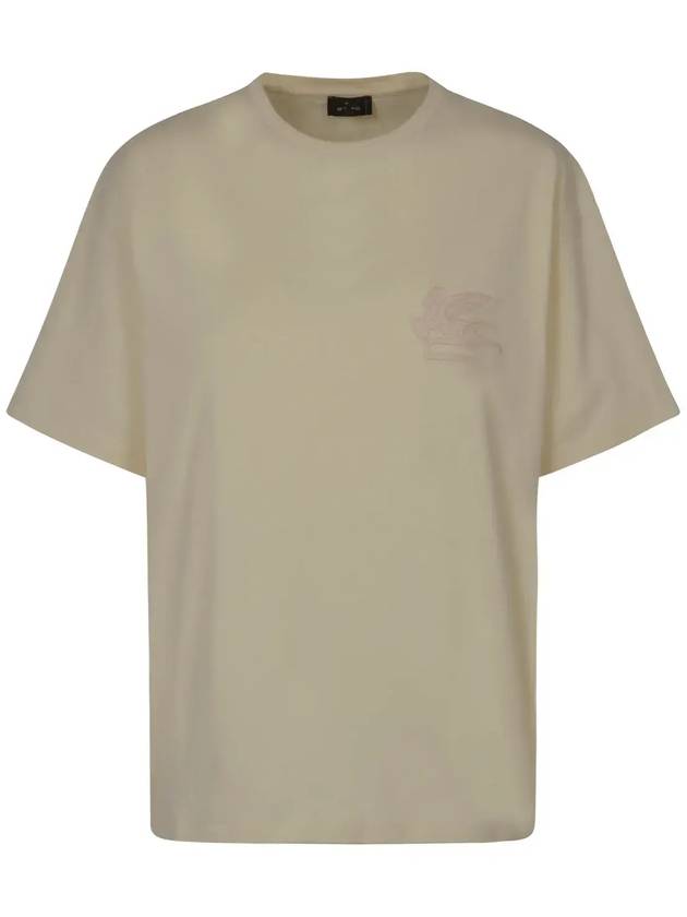 Etro 로고 자수 크루넥 티셔츠 125509747_990