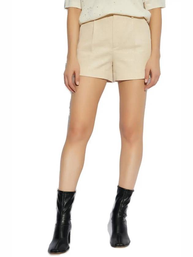 Zadig & Voltaire Puras 세퀸 반바지 WWBS011480_VANILLE