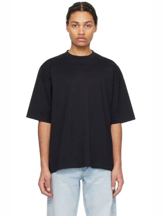 Black Oversized T Shirt 241995M213025