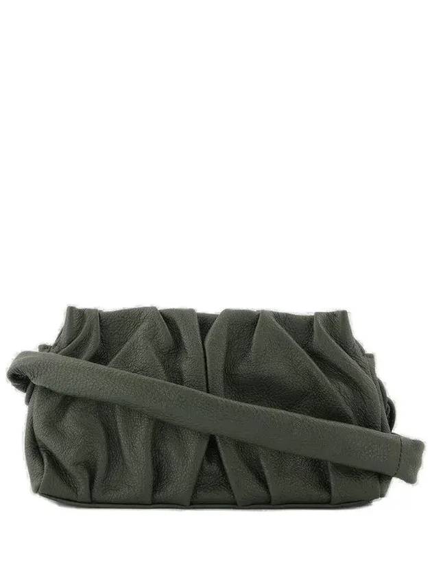 Elleme 주름 디테일 Vague 숄더백 VAGUEPEBBLEDLEATHER_MILITARYGREEN