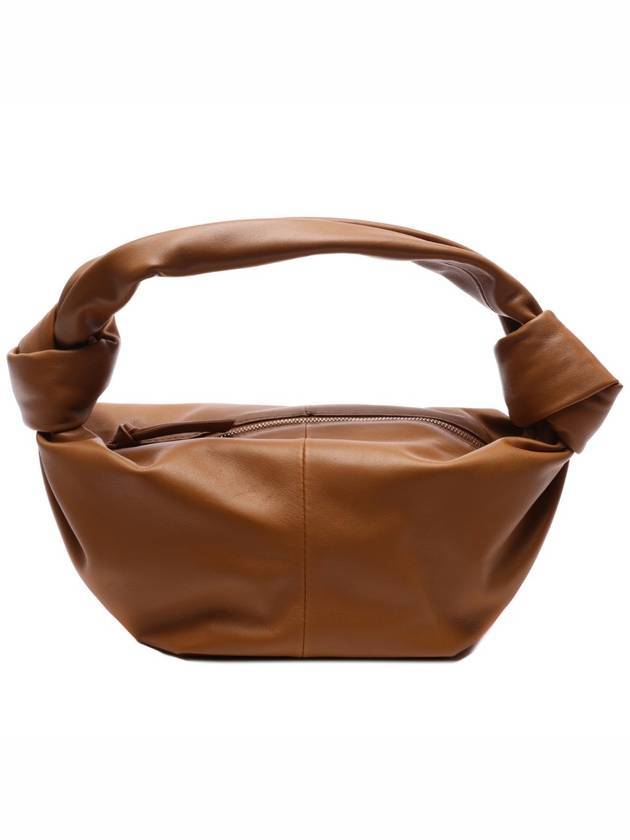 보테가베네타 더블 놋 미니 백 브라운