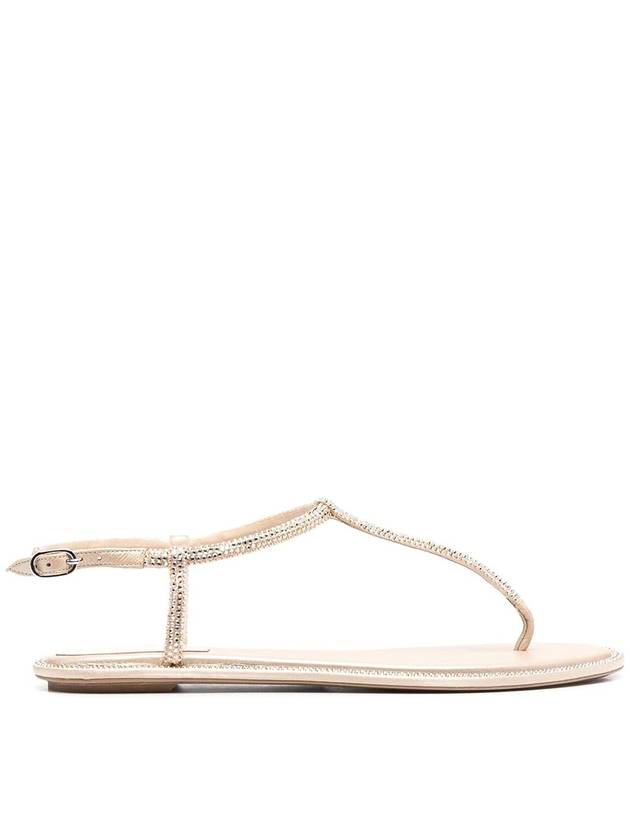 Rene Caovilla Diana satin flat thongs