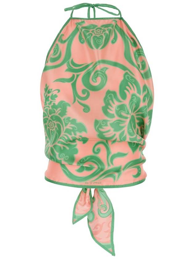 ETRO 프린트 슬리브리스 탑 WAXA0012AK697X0875