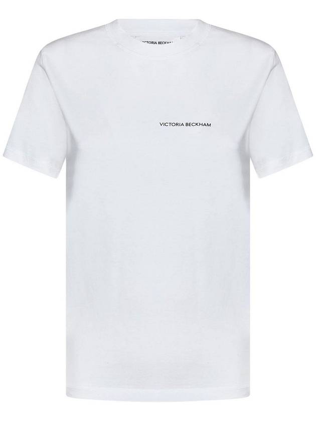 Victoria Beckham White Organic Cotton T-Shirt