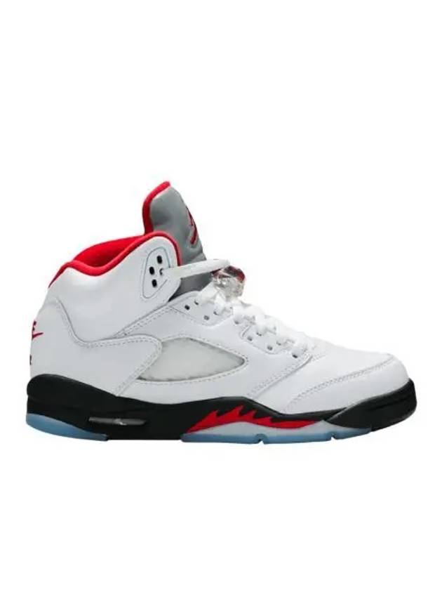 GS 조던 5 레트로 파이어 레드 실버 텅 2020 GS Jordan 5 Retro Fire Red Silver Tongue 2020