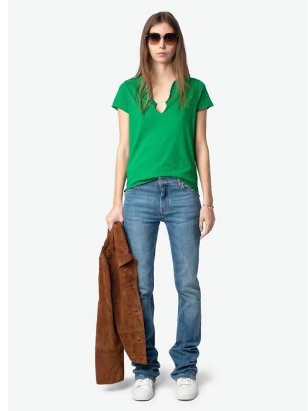 쟈딕앤볼테르 Tuni 헨리 버튼 티셔츠