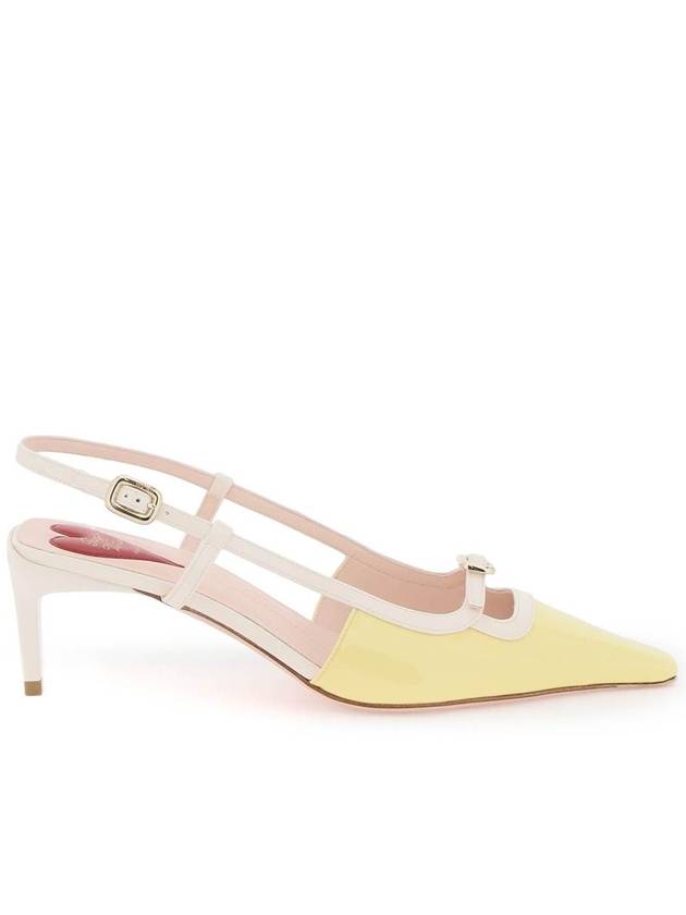 Two Tone Patent Leather Pumps