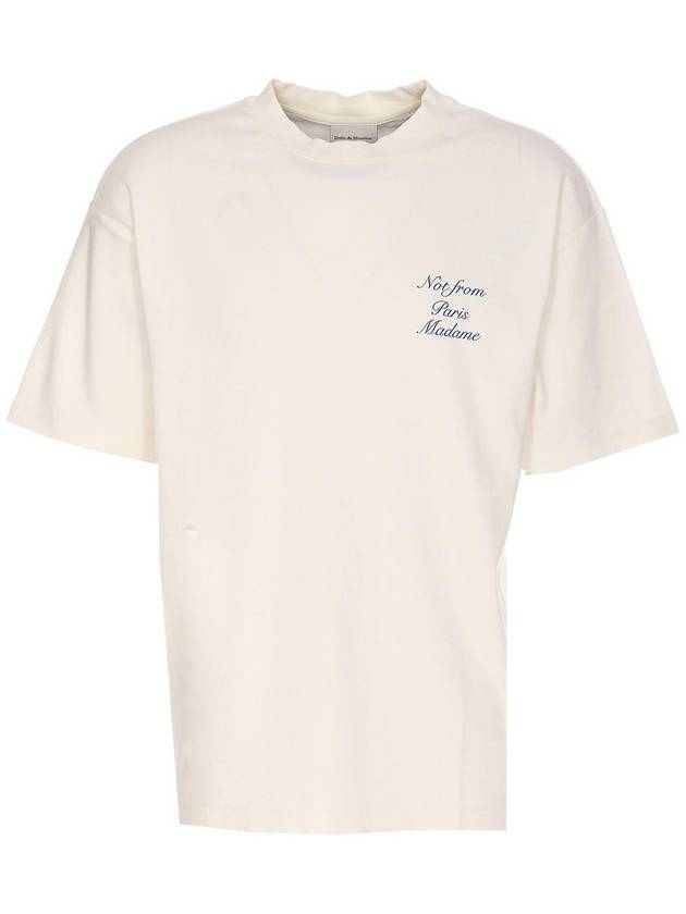 Drole de Monsieur Slogan Cursive T-Shirt