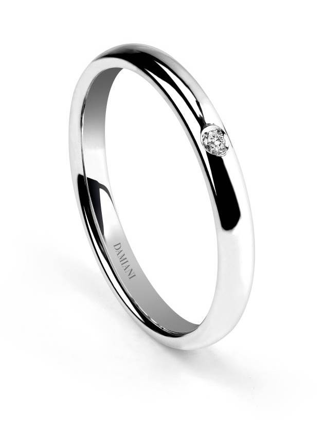 다미아니 플래티늄 웨딩 밴드 2 50 mm. 20047638_c