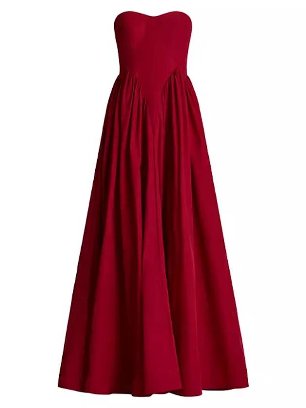 스윗하트 태피터 스트랩리스 가운 Sweetheart Taffeta Strapless Gown