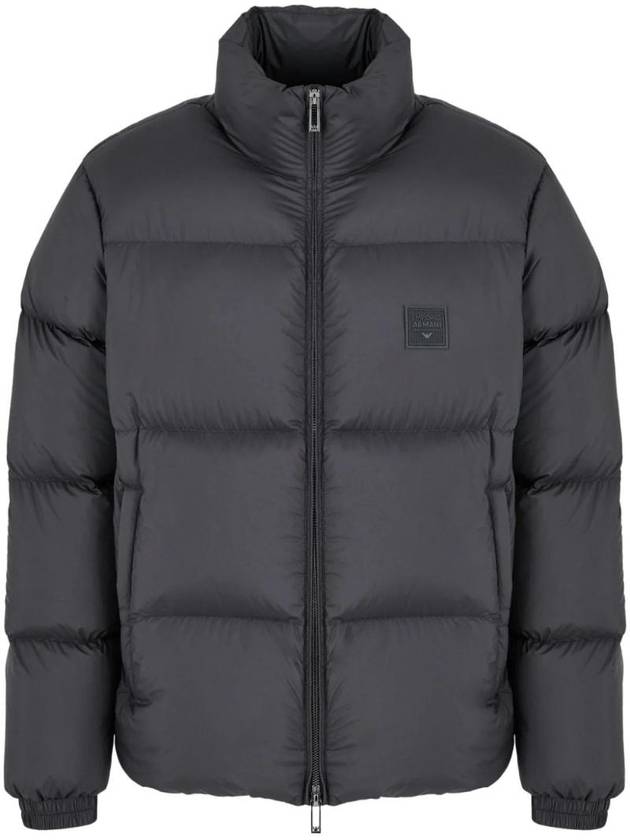 엠포리오아르마니 로고 패치 패딩 재킷 6D1BF61NQTZ