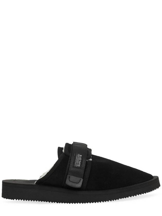 Suicoke 로고 패치 플랫 슬리퍼
