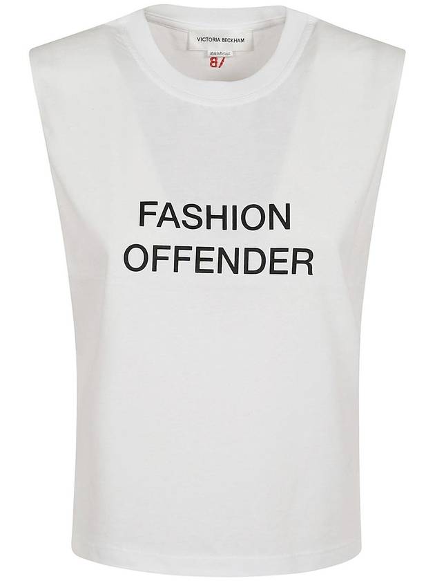 Victoria Beckham Slogan Tank