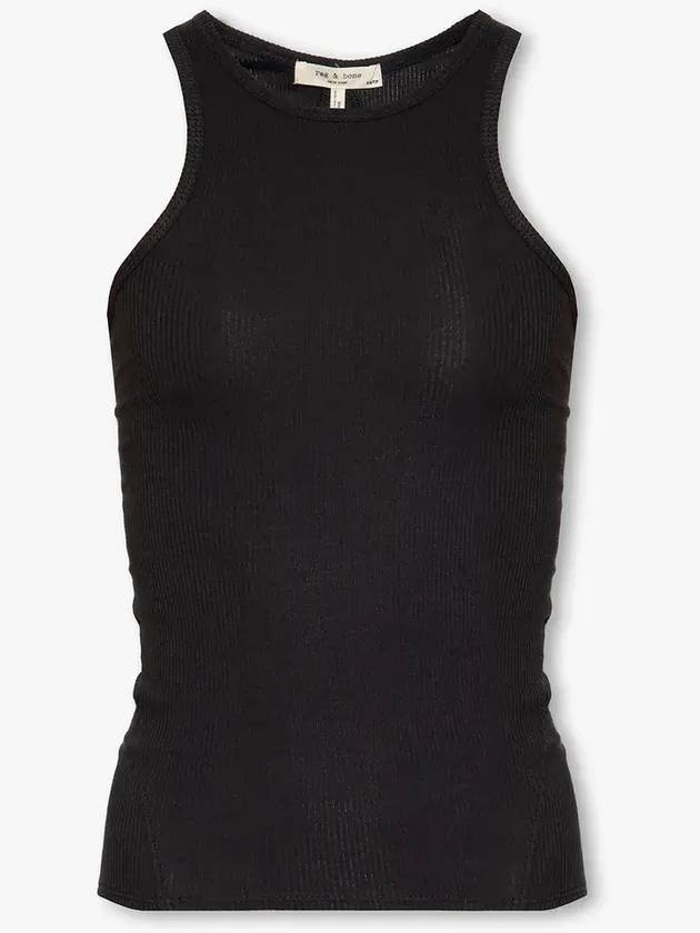 Rag & Bone 클래식 리브 탱크 탑 WCC22FT020ER200_BLACK