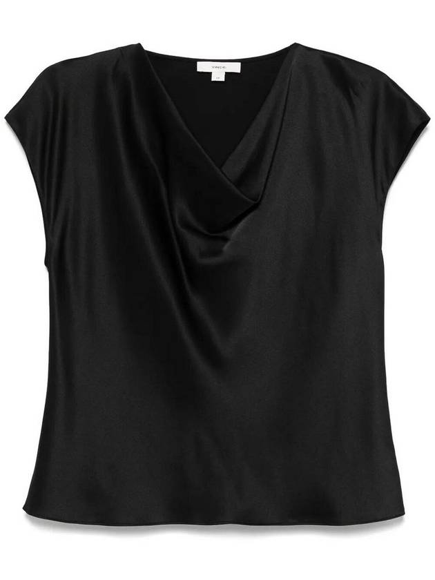 Vince Cowl Nk Cap Blouse