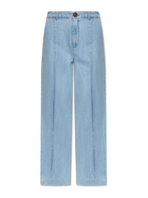 게스투즈 하이웨이스트 와이드 레그 진