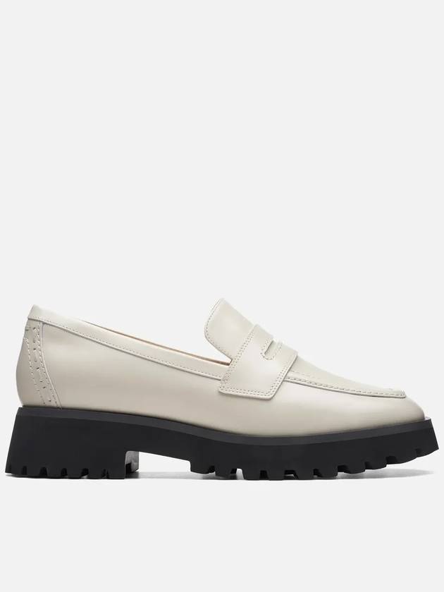 Clarks 여성 스테이소 엣지 가죽 로퍼 Clarks Womens Stayso Edge Leather Loafers