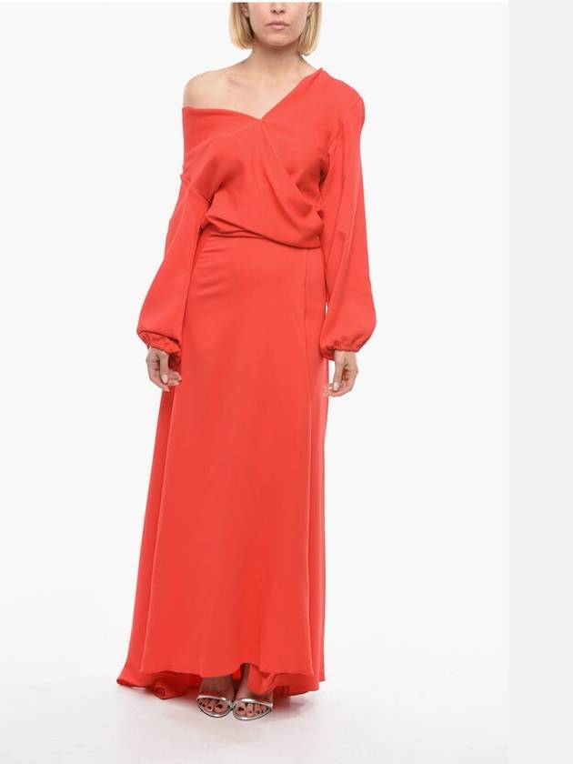 슈퍼 블론드 여성 롱 원피스