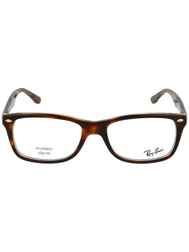 Ray Ban RB5228 직사각형 프레임 안경 0RX5228591350_5913TOPHAVANABROWNYELLOW5913TOPHAVANABROWNYELLOW