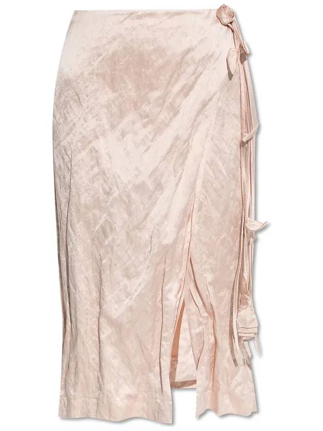 블루마린 크링클 이펙트 랩 스커트 P544G051A0_N0115