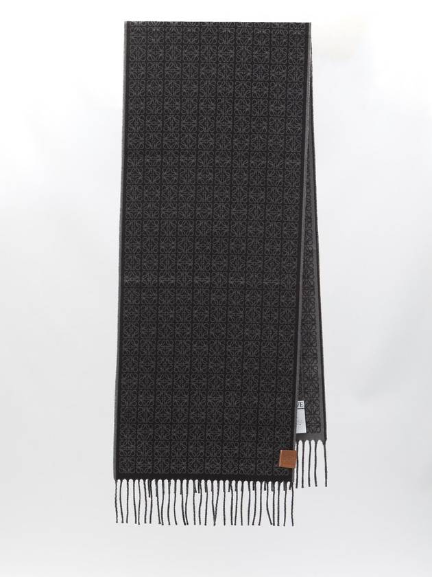 로에베 아나그램 머플러 블랙