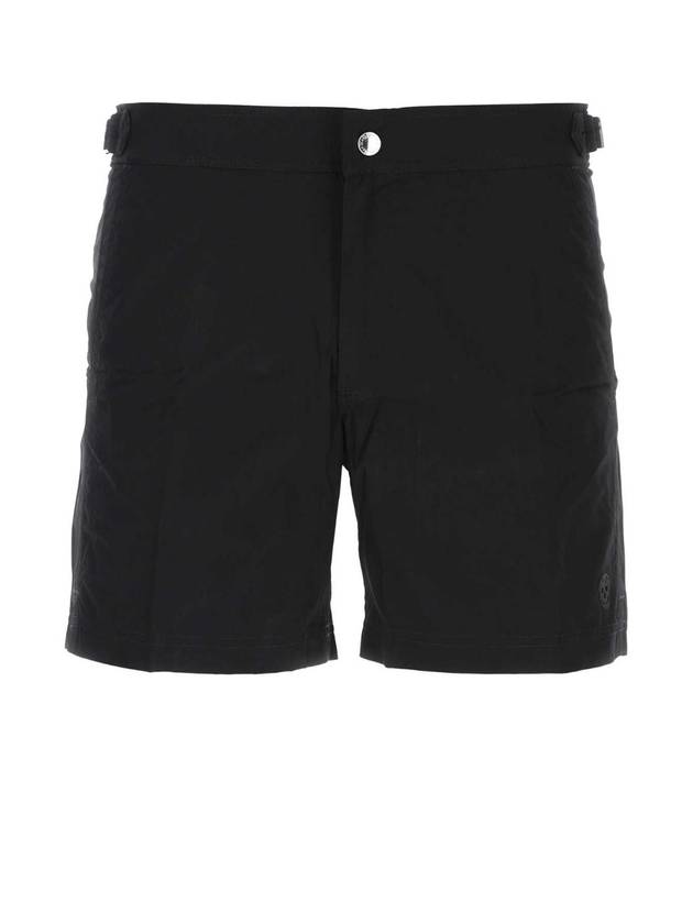 알렉산더 맥퀸 스컬 스윔 쇼츠 블랙