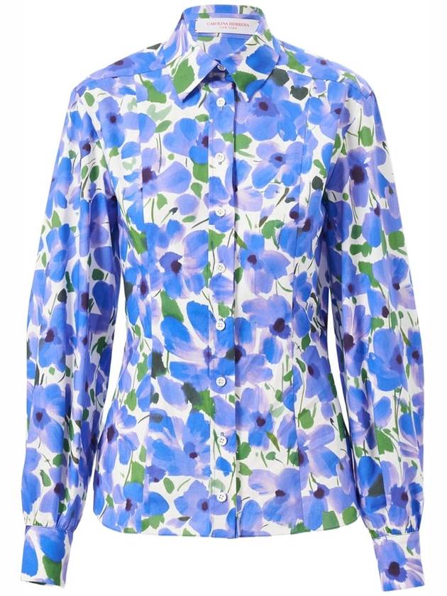 FLORAL-PRINT BLOUSE