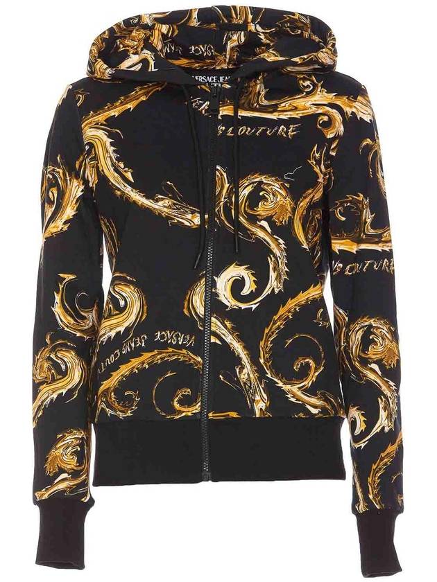 Versace Jeans Couture Zip Chromo Print Sweatshirt