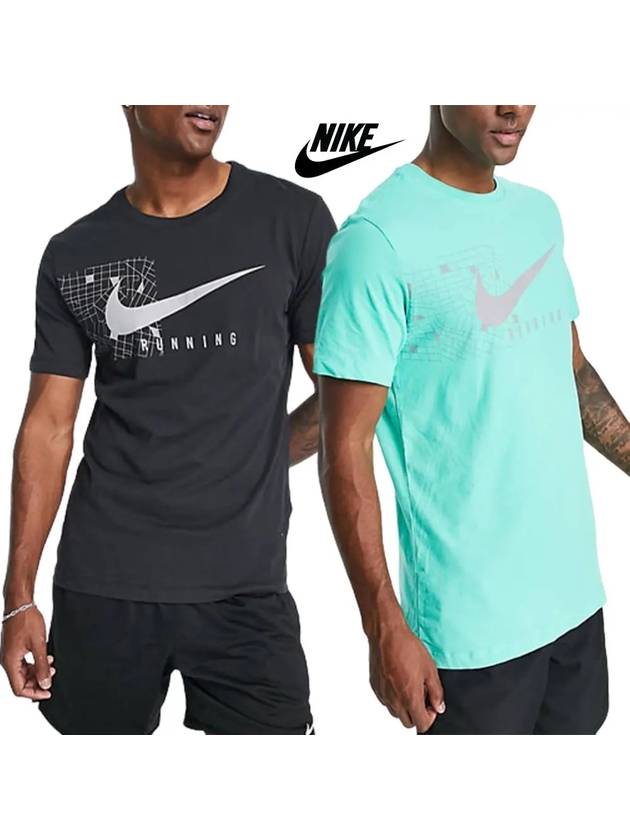 나이키 리플렉티브 입체 탑 반팔 티셔츠 2컬러 심플 베이직 로고 남여공용 반팔티