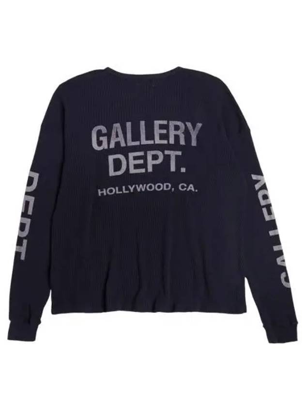 갤러리 디파트먼트 써멀 롱슬리브 티셔츠 블랙 Gallery Dept. Thermal LS T Shirt Black