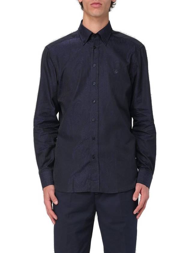 에트로 자카드 셔츠