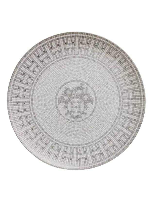 에르메스 35007 디저트 플레이트 21cm 모자이크 24 플래티넘 HERMES