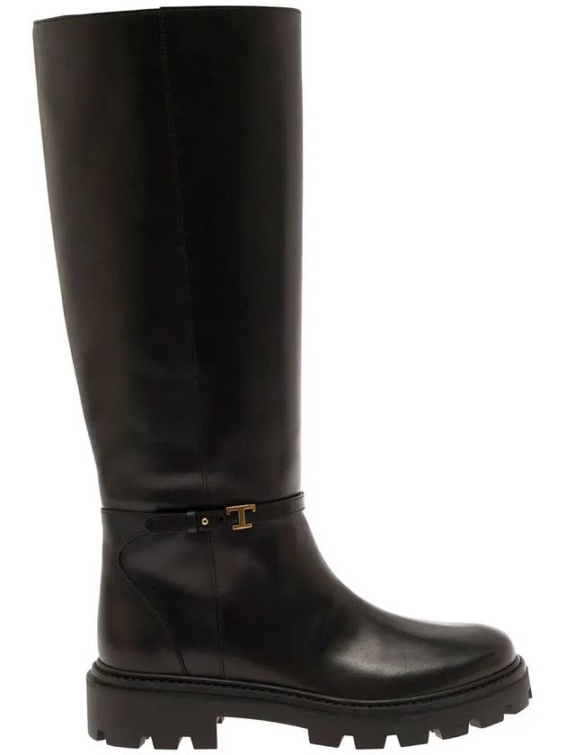 Tod's T 타임리스 니하이 부츠 XXW08J0HQ10GOC_B999